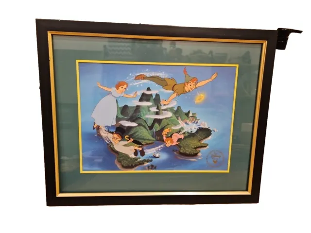 1994 Rare Disney "Peter Pan" Exclusive Commemorative Lithograph Picture