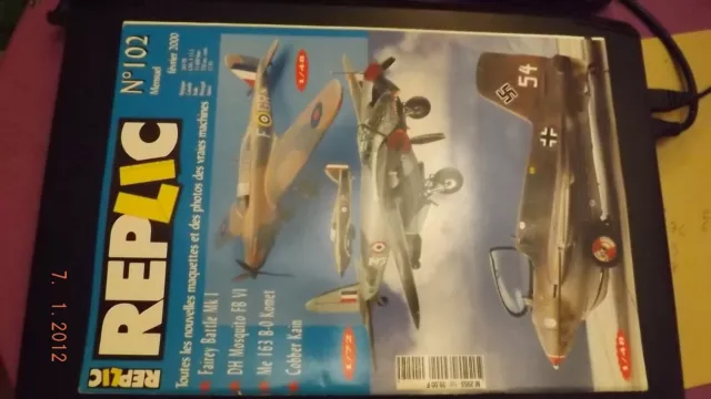 T.0 Revue Replic N°102 Fairey Battle Mk I / DH Mosquito FB VI / Me 163 B-0 Komet