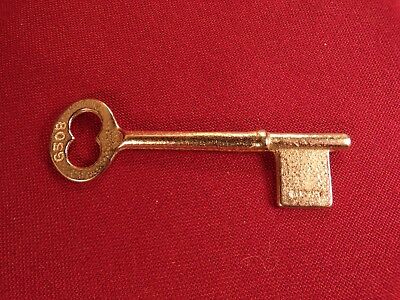Skeleton Bit Key Vintage / Antique Key Mortise Lock Uncut Lockwood Reading RHC