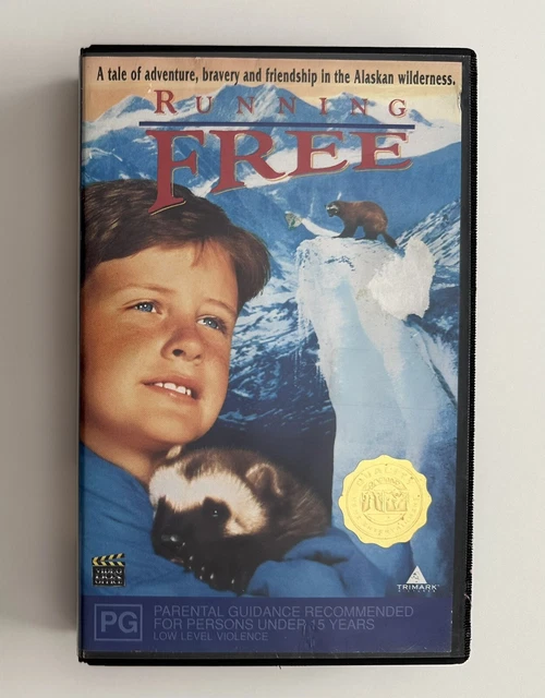 RUNNING FREE [VHS] Video Box Office Big Box Ex-Rental Tape Steve ...