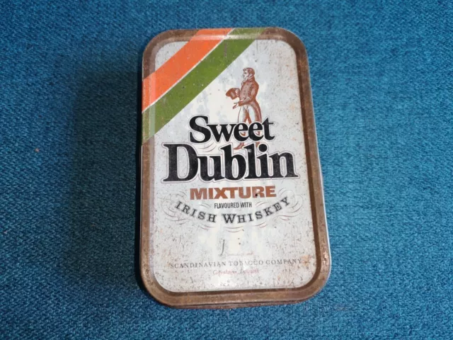 Blechdose Sweet Dublin Pfeifentabak Tabakdose Dänemark Irish Alt Selten Rar
