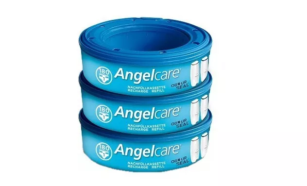 Angelcare Comfort plus und Deluxe Windeleimer Nachfüllkassetten 3er Pack