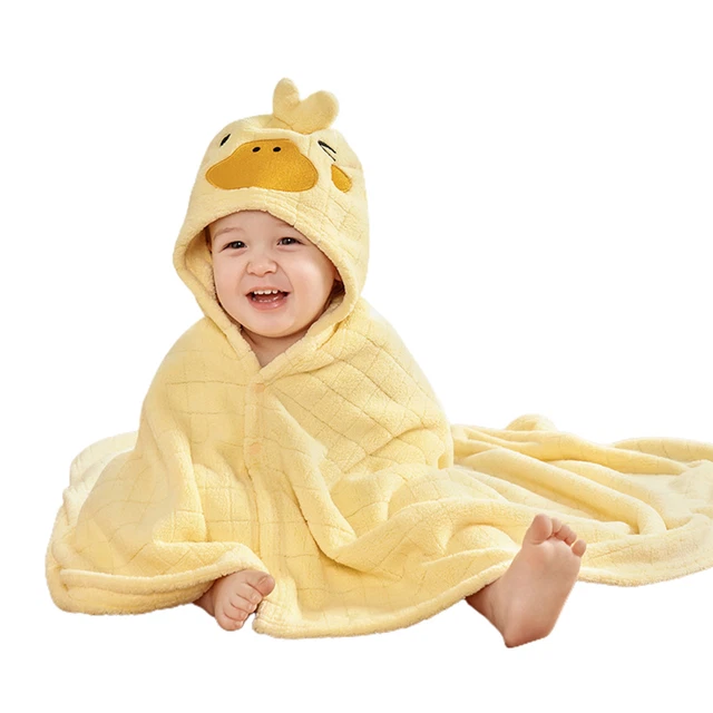 Baby Bathrobe Multi-purpose Keep Warm Cartoon Animal Baby Bath Towel Blanket