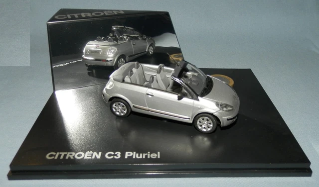 Coffret NOREV 1/43 – 3 Citroën C2, C3, C3 Pluriel, édition AMC008818, Occasion