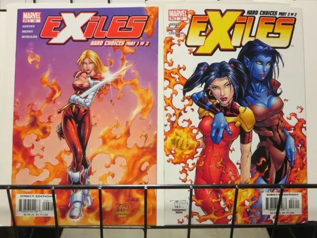 EXILES (2001) 26-27 ""HARD CHOICES"" complete 2part story