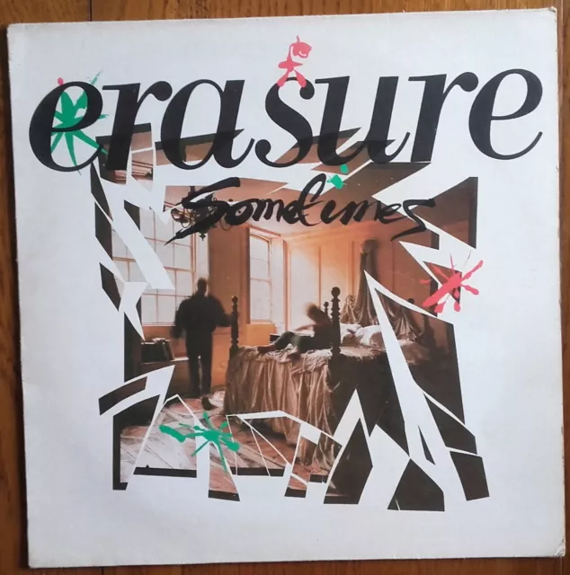 DISQUE VINYLE MAXI 45t 12" ERASURE « Sometimes » POP FRANCE 1986