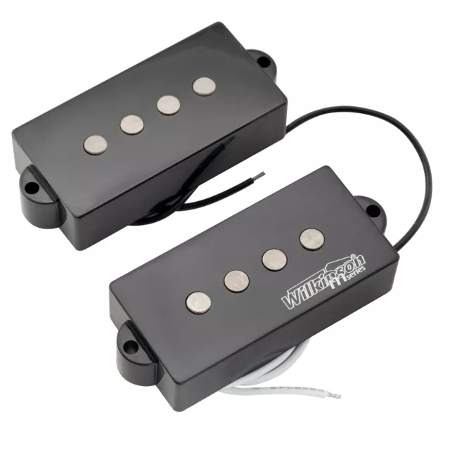 Wilkinson M Black Variable Gauss Alnico 5 PB Bass Humbucker Pickup Vintage Tone