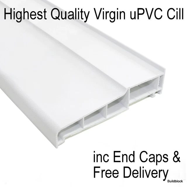 WINDOW DOOR SILL Cill White uPVC 150mm External PVCu Patio PVC Plastic