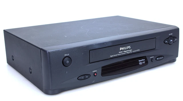 Télécommande D'origine PHILIPS Pour Magnétoscope VHS - Modèle RT174/104 - Réf. R-939 - Occasion
