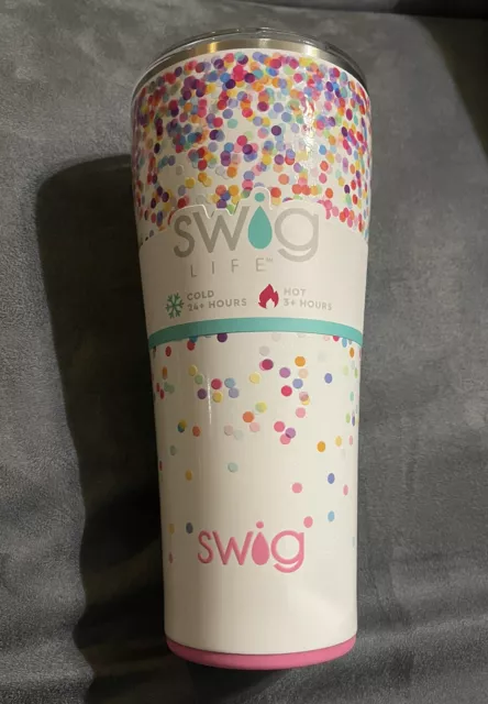 Swig Life 22oz Triple Insulated Stainless Steel Skinny Tumbler with Lid Dishw...