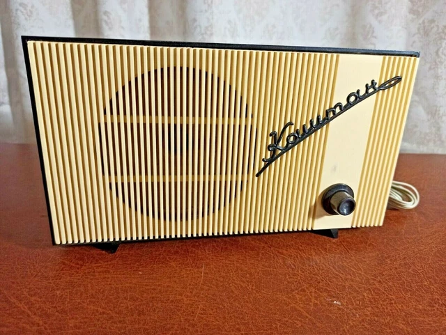 Altoparlante radiofonico sovietico vintage Kashtan. Originale. 1973. SSN
