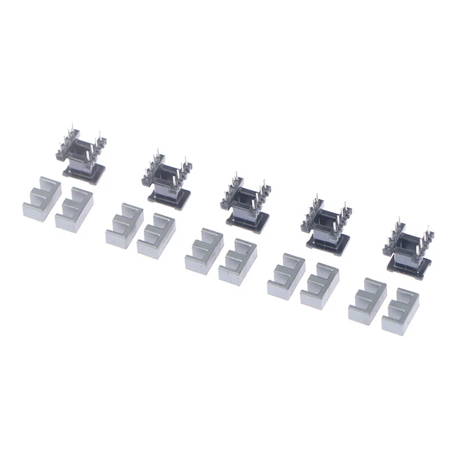 5SETS NUOVO EE10 4 con trasformatore 4pin bobbina pc40 Ferrite core verticale ba