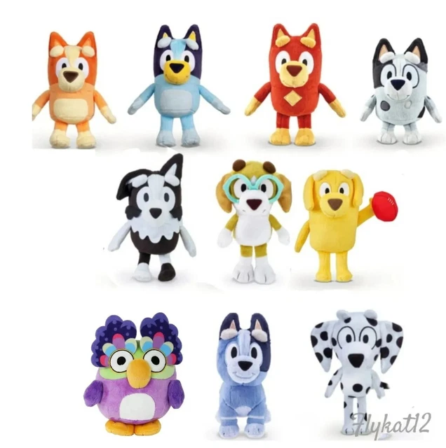 DISNEY JUNIOR BLUEY And Friends Plush Socks, Rusty, Muffin, Mackenzie