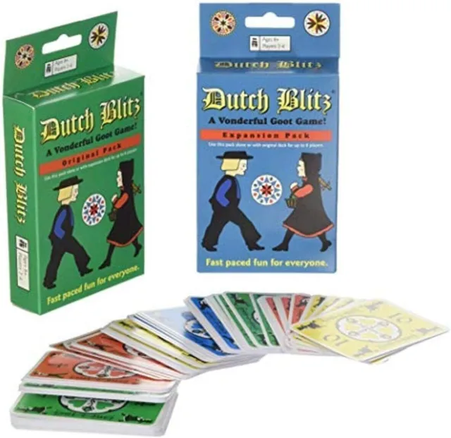 Dutch Blitz: Original and Expansion Combo Pack, Fast Paced Card Game, Fun for to