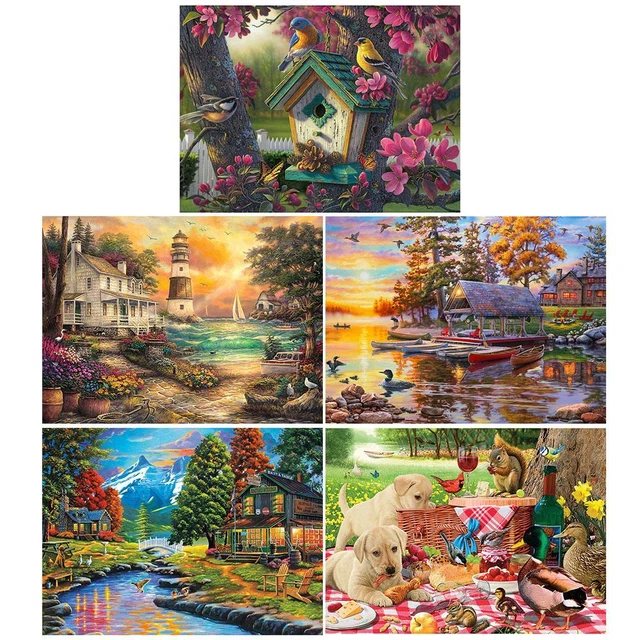 5D DIY Full Drill Round Diamond Painting Cross Stitch Embroidery Mosaic Gift