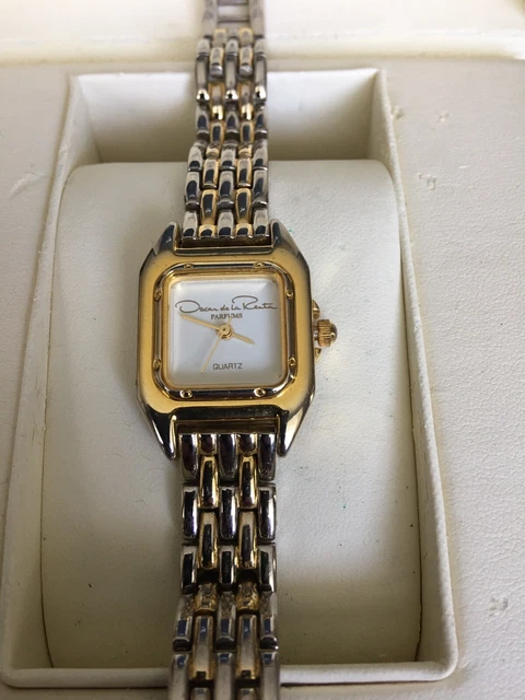 OSCAR DE LA Renta Ladies Watch Silver & Gold tone - New  display picture 2