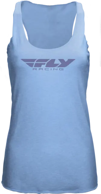 Fly Racing Women's Corporate Tank (2023) Top Light Blue Lg