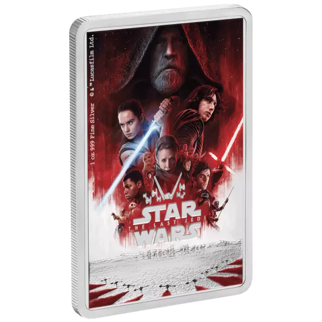 Silbermünze Star Wars™ Die letzten Jedi™ (8.) Posters 2019 - Niue - 1 Oz PP 2