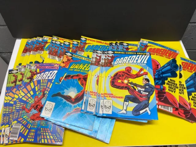DAREDEVIL #181 183 184 185 186 (1982) NM Frank Miller Punisher Elektra Bullseye