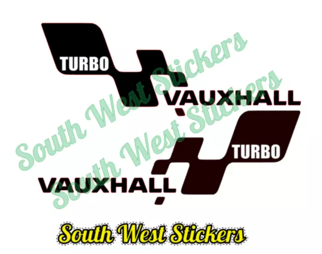 Vauxhall Turbo Sticker Astra Corsa Nova VXR SRI