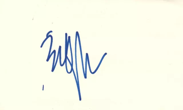 Bill Maher Actor Comic Political TV Show Movie Autographed Signed Index Card