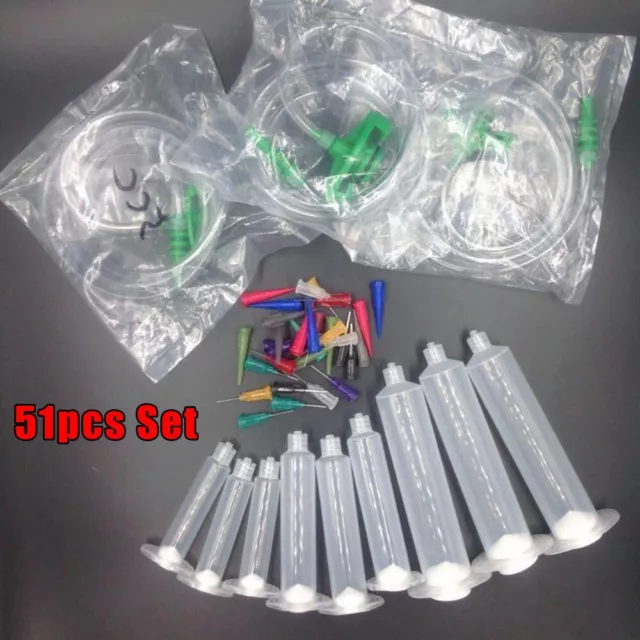 Practical Solder Paste Glue Syringe Barrel Dispensing Needle Tip Liquid Dispense