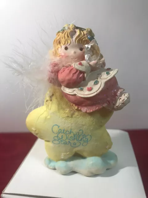 RARE Catch A Wishing Star Angel Enesco Figurine Feathers