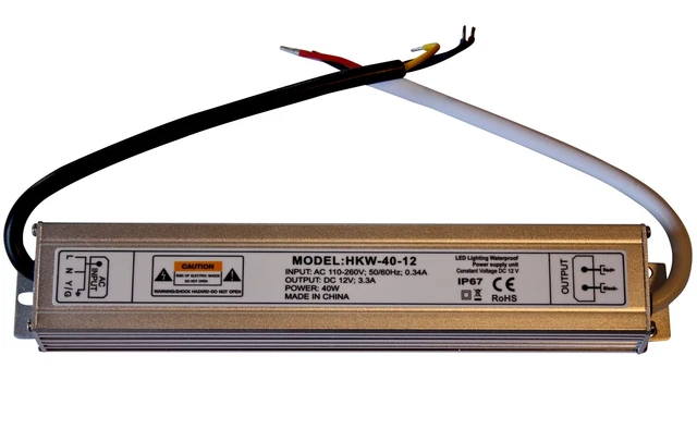 Transformateur LED 12V 5A Universel - Driver 220V à 12V - Pour éclairage LED, Caméras, Automatisation