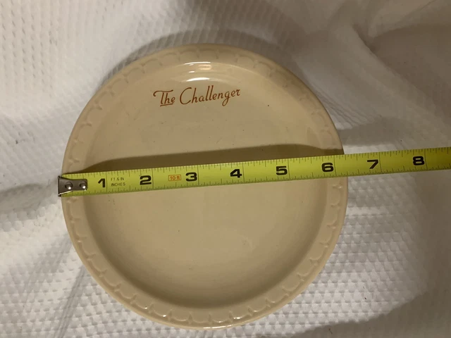 The Challenger Syracuse CHINA 6.5” PLATE DISH TRAIN RAILROAD ECONO-RIM 2