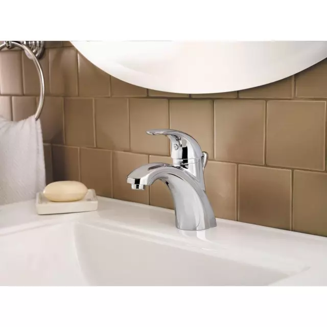 Pfister Parisa 4 in. Centerset Mid-Arc Bathroom Faucet in Polished Chrome # 1