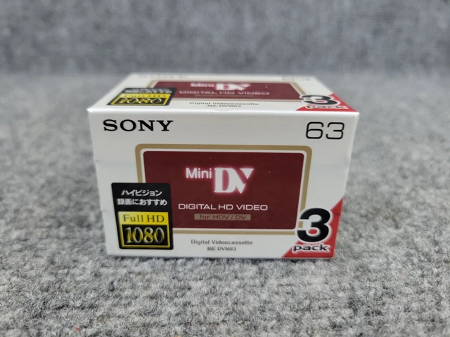 thumbnail image 2 of 5-Pack Sony HDM-63VG HD Mini DV Tapes – For FX7, HVR-Z1U, FX1000, S270U, V1, HC9, FX1, Z7 2 of 3