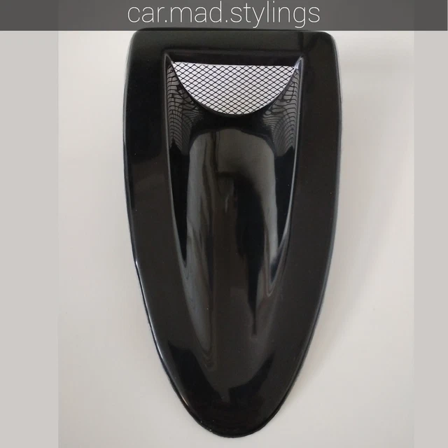 Black Plastic Evo 6 Naca Style Duct/Bonnet Vent/Scoop/Turbo/Track/RS/GTI/ST/VXR | UK