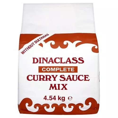 Dinaclass Curry Sauce Fish & Chip Shop Style Complete 4.54KG 10lbs Takeaway