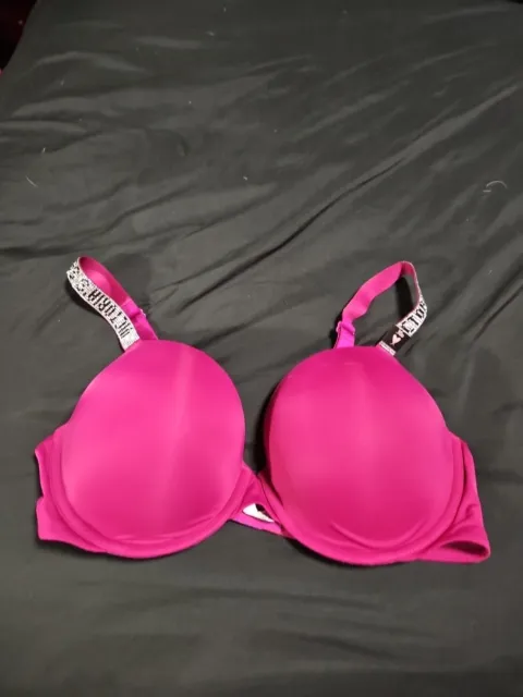 Victoria's Secret Bombshell 3 Pcs Shine Strap Bra Set Light Pink 38D