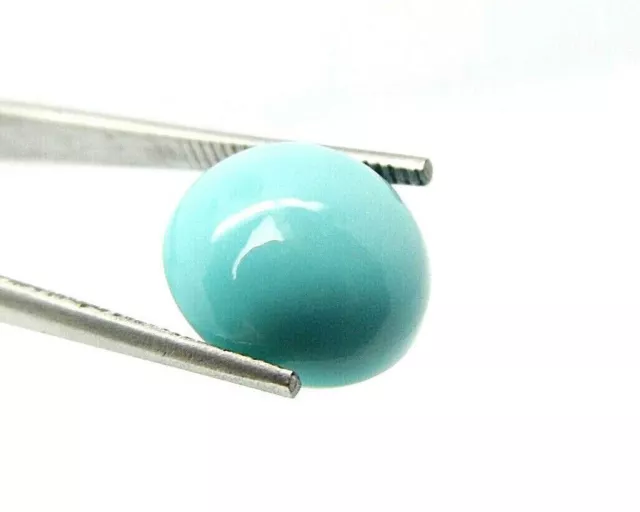 1x Tourquise, pierre précieuse turquoise - cabochon rond Arizona 4.0mm (1531)