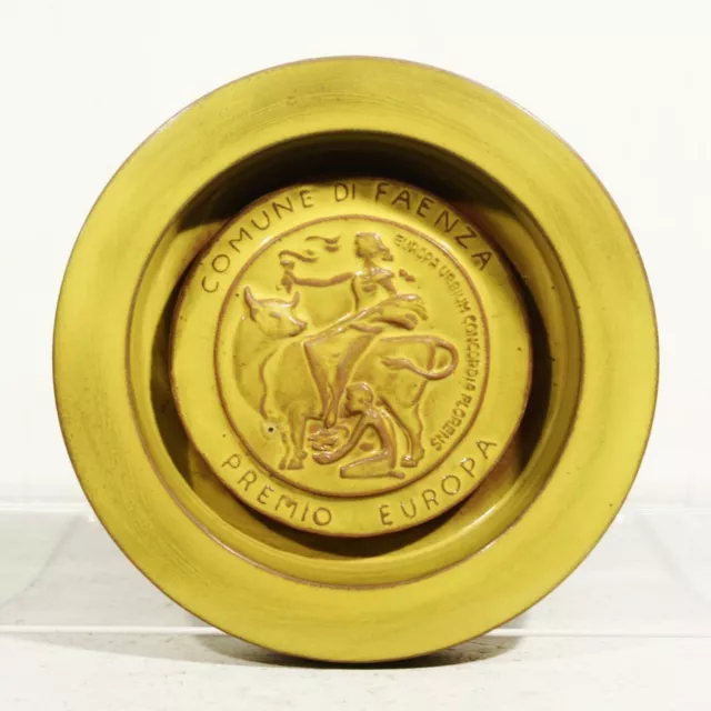 Goffredo Gaeta Faenza - Coupe commémorative céramique Premio Europa 1968