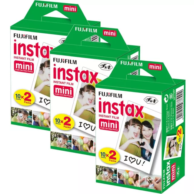 NEW Fujifilm Instax Mini Instant Film -60 SHEETS- For Fuji Mini 8 90 70 Cameras
