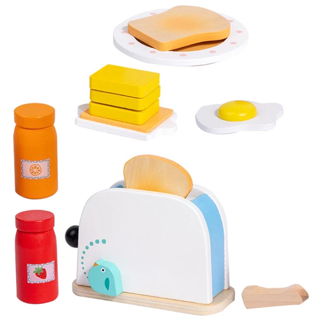 1 ensemble de jouets grille-pain pour enfants, accessoire de simulation, fausse