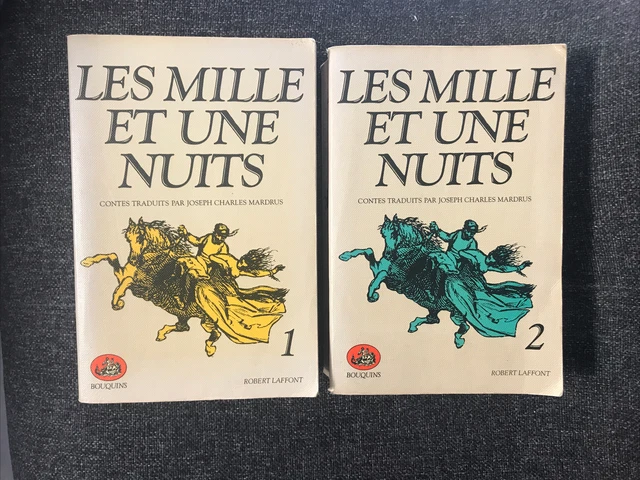 LES MILLE ET Une Nuits (2 tomes) - trad. J.C. Mardrus - Bouquins