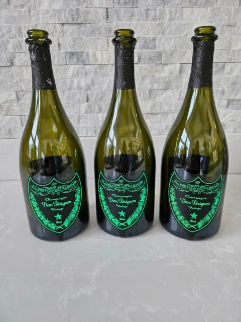 Dom Perignon Champagne LED Light-Up Bottle (Empty) Free Delivery to Mainland UK