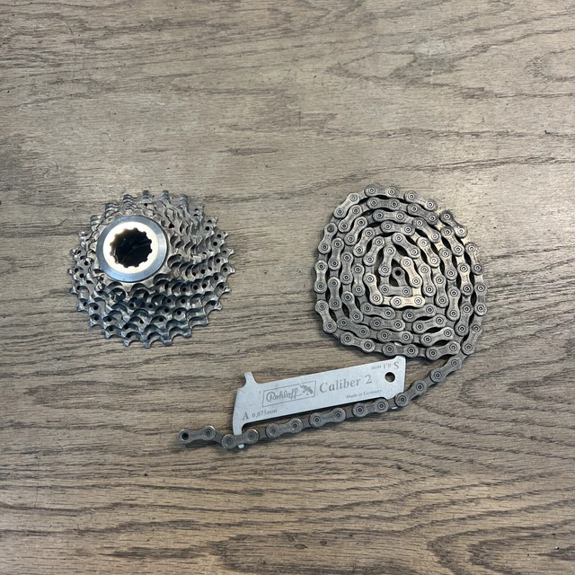 Cassette Shimano Dura-Ace CS-7800 10 Vitesses 12-27T - Titane, Alu, Acier, Occasion Pour Vélo Route