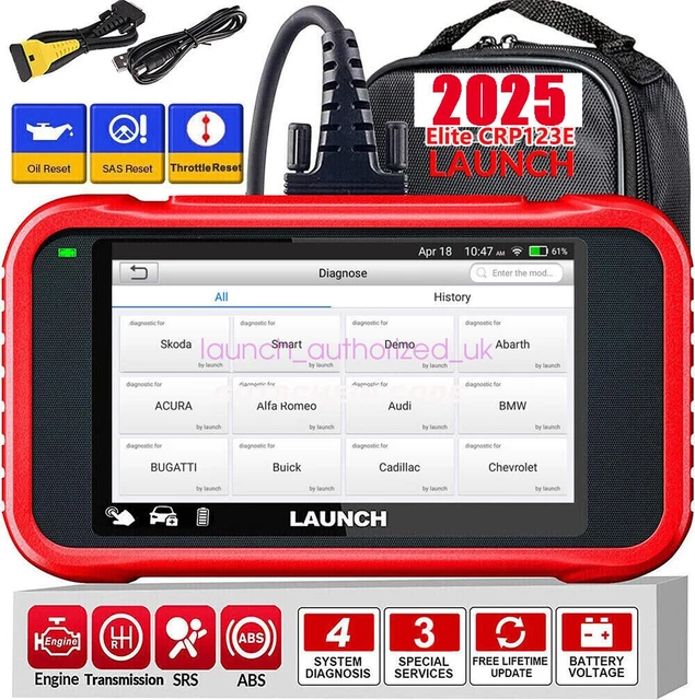 Original LAUNCH Creader CRP129X Car Diagnostic Tool for Engine Original LAUNCH Creader CRP129X Car Diagnostic Tool for Engine