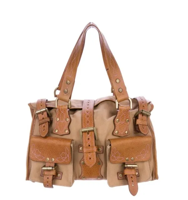 Mulberry Women's Leather Trim Roxanne Buckle Top Handle Shoulder Bag