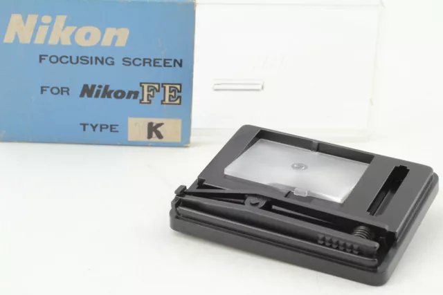 [Casi como nuevo con caja de estuche] Pantalla de enfoque Nikon tipo K imagen dividida FE de JAPÓN