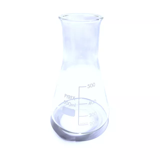 PYREX 500 mL Erlenmeyer Conical Flask Wide Neck - LABORATORY LAB