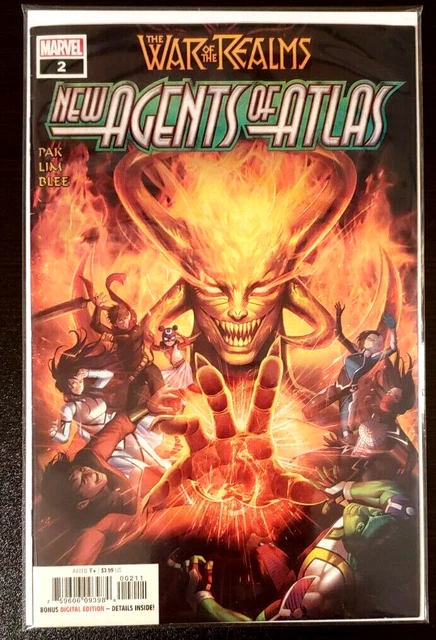 NEW AGENTS OF ATLAS War of the REALMS #2 1st Sword Master VF+ NM- Marvel Comics