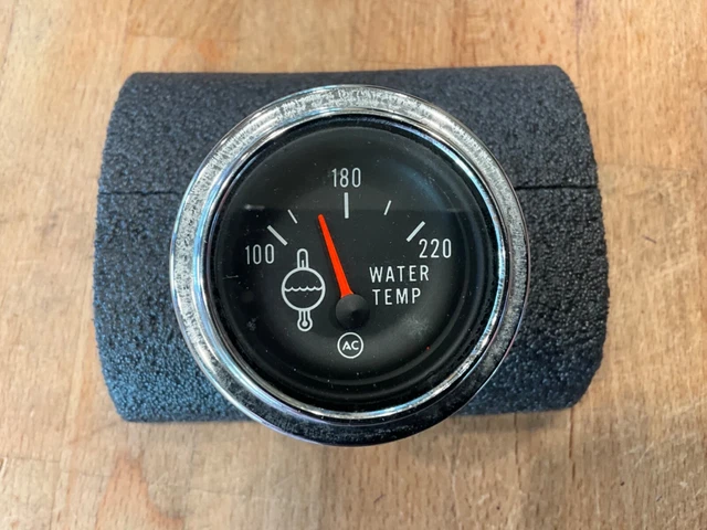 AC Vintage Water Temperature Temp Gauge 100-240 degrees