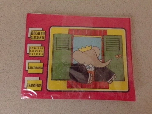4 Puzzles Bois Babar - Jouets Vera 1968 (120 Pièces, Complet, Occasion)