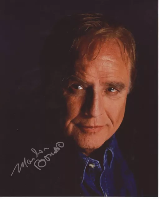 Marlon Brando Autograph Signed Pp Photo Poster