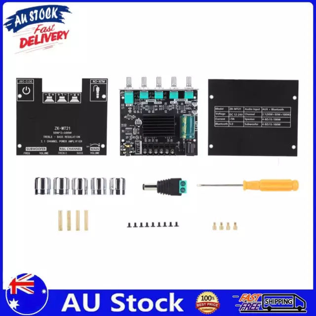 AU ZK-MT21 Subwoofer Digital Power Amplifier Board 2.1 Channel Stereo Amp Module